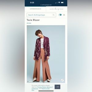 Anthropologie Tavi Blazer